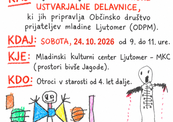 Vabilo na ustvarjalne delavnice 1
